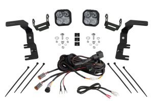 Chevrolet Colorado Ditch Light Kit - Diode Dynamics - SS3 Sport White Combo - White - `23-`24
